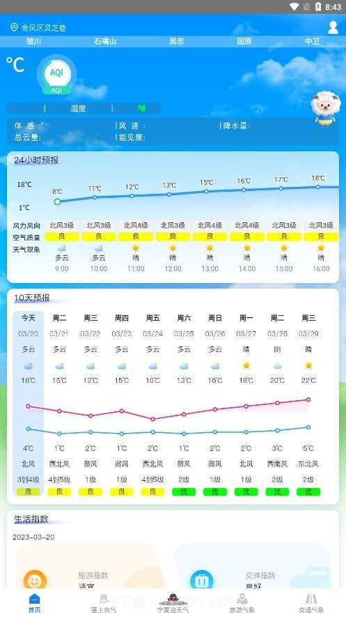 宁夏智慧气象截图1 宁夏智慧气象截图1