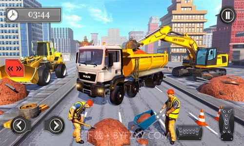 工程建设挖掘机驾驶截图3