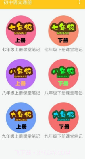初中语文通册最新版截图1 初中语文通册最新版截图1