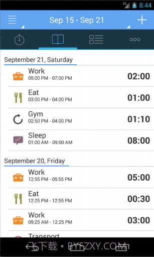 日程管理 aTimeLogger截图2 日程管理 aTimeLogger截图2