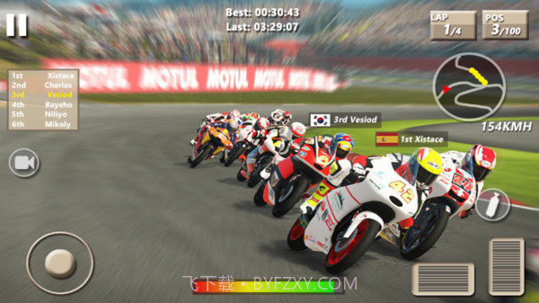 速度摩托赛车截图3