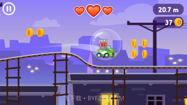 英雄猫酷跑截图2