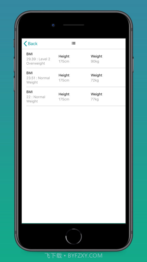女性和男性BMI计算器截图6