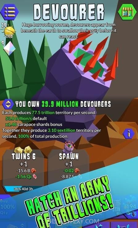 模拟虫群进化截图3