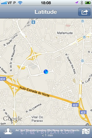 谷歌纵横Google Latitude截图1