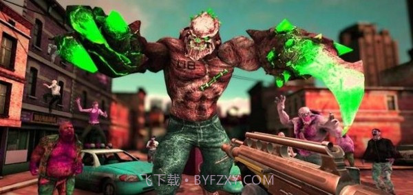 僵尸3D死城射击截图2