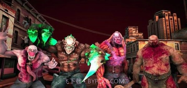 僵尸3D死城射击截图3