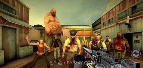 僵尸3D死城射击截图1