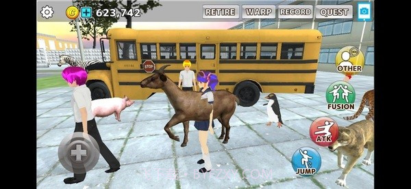 动物校园模拟器汉化截图4 动物校园模拟器汉化截图4