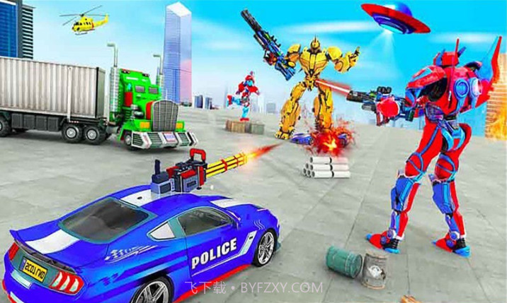 超燃的变形机甲截图3