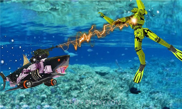 机械鲨拼装射击截图1