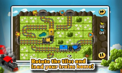 火车瓷砖拼图截图1