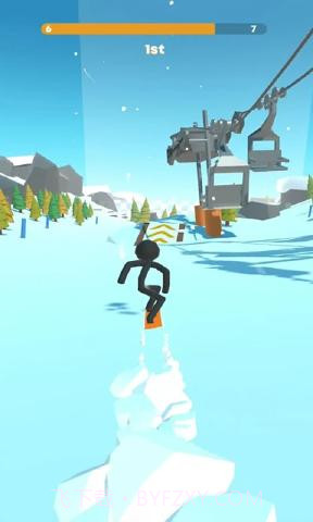 Stickman Snow Ride截图3 Stickman Snow Ride截图3
