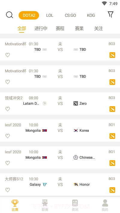 蜂鸟电竞比分直播截图1