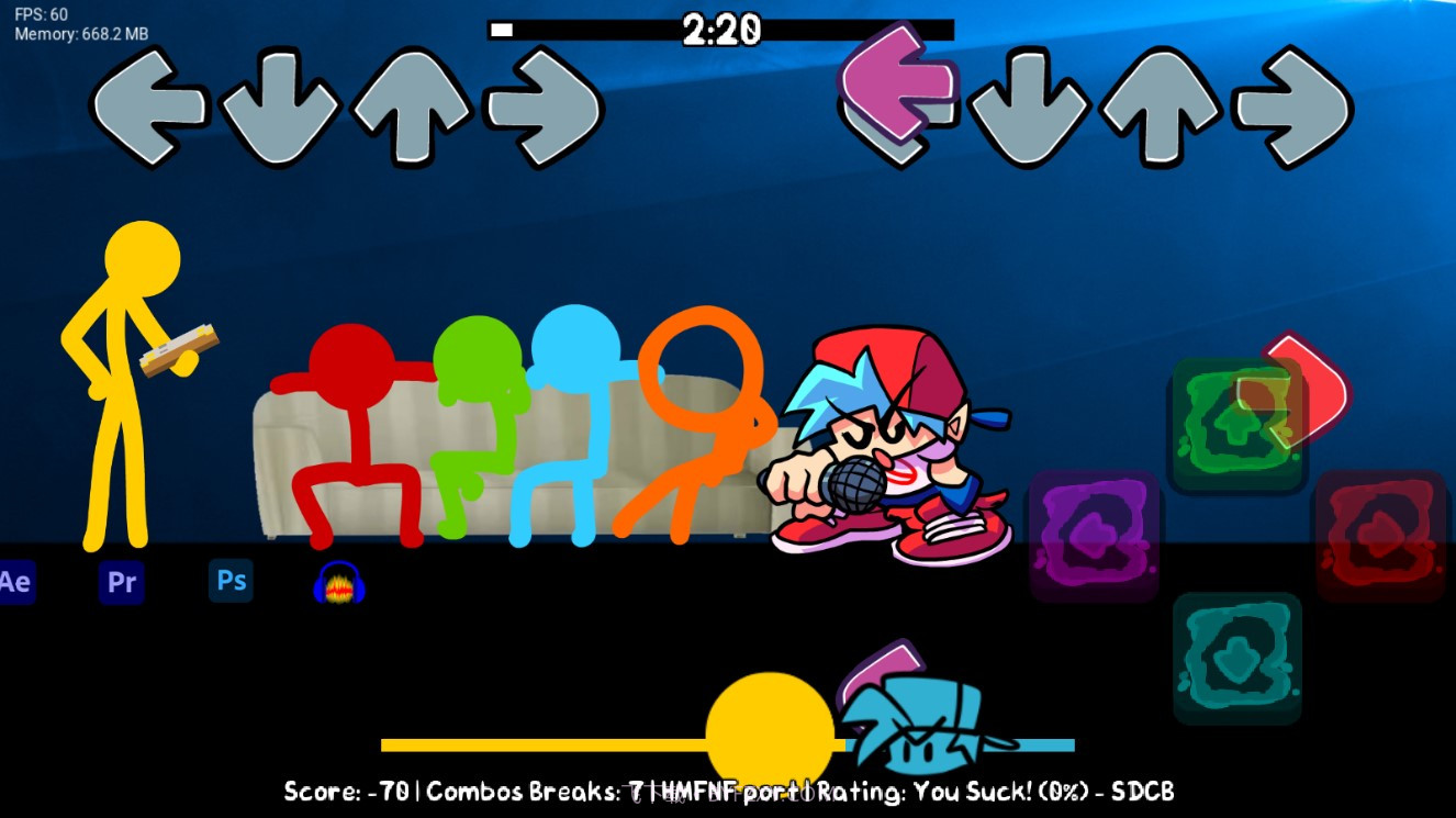 FNF火柴人vs画师版v0.2.7.1截图1 FNF火柴人vs画师版v0.2.7.1截图1