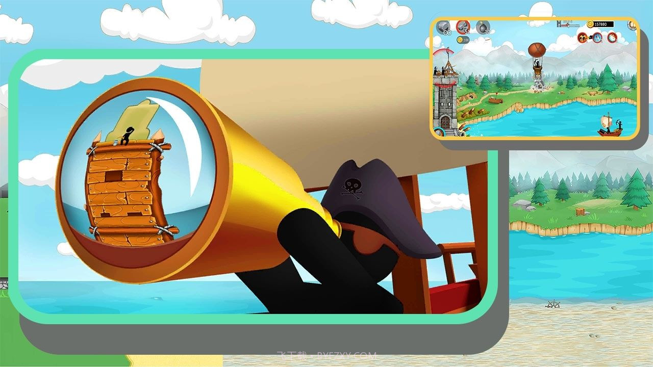 火柴人海上战争截图2