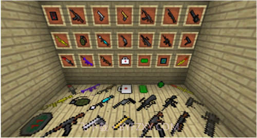 我的世界3d枪械模组免费版截图2 我的世界3d枪械模组免费版截图2