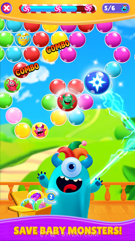 儿童泡泡爆破截图2