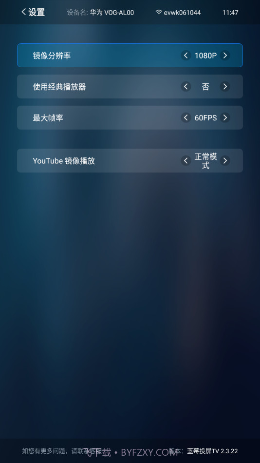 蓝莓投屏TV截图1