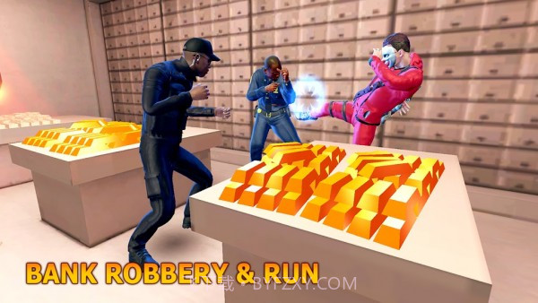 银行抢劫逃离截图1
