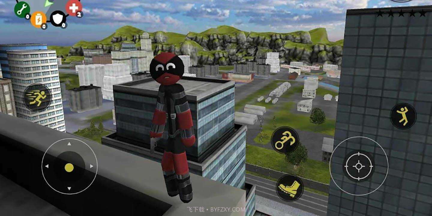 火柴人绳索英雄无敌版截图3