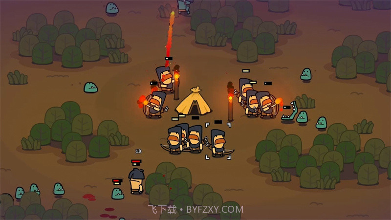 僵尸隆隆防御战截图2