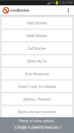 短信阻止 sms Blocker by Optinno截图2 短信阻止 sms Blocker by Optinno截图2
