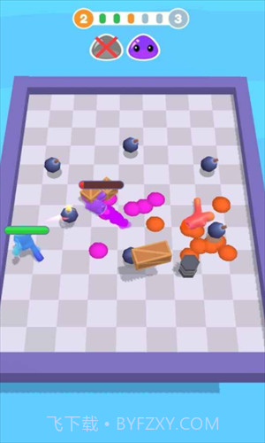 果冻人炸弹大战截图1 果冻人炸弹大战截图1