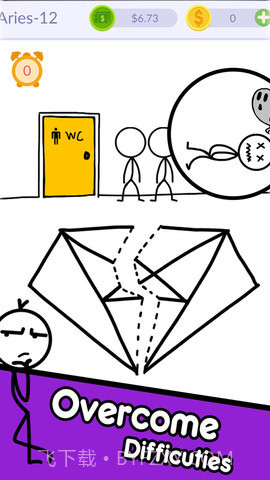 一笔拯救火柴人截图1