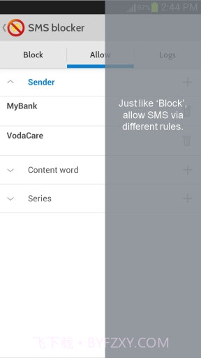 短信阻止 sms Blocker by Optinno截图3 短信阻止 sms Blocker by Optinno截图3
