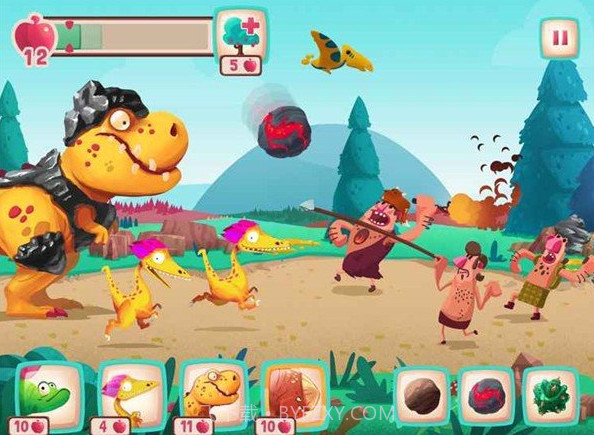 原始人大战恐龙截图1 原始人大战恐龙截图1