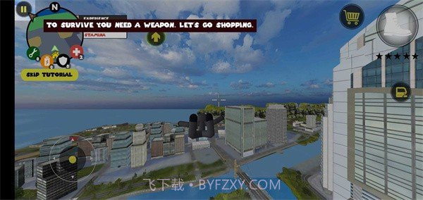 火柴人绳索英雄黑衣人无限金币版截图3