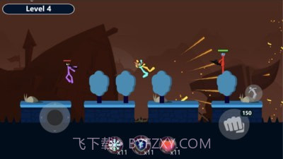 火柴人顶上对决截图2 火柴人顶上对决截图2