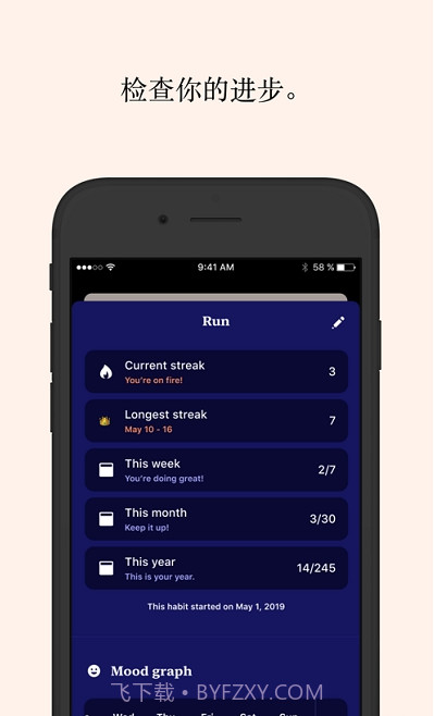 Tangerine习惯与情绪追踪截图3 Tangerine习惯与情绪追踪截图3