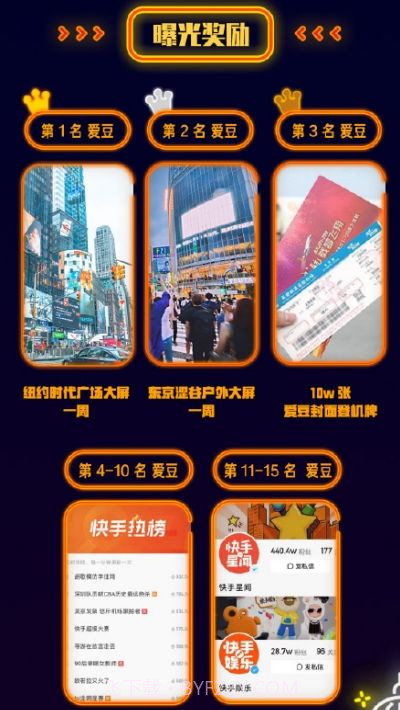 快手闪耀吧爱豆冲榜app截图1