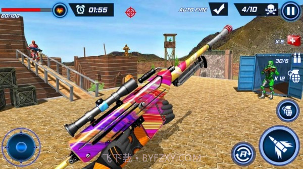 机器人射击反恐射击截图2