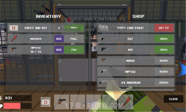 像素战斗僵尸突袭无限金币截图1