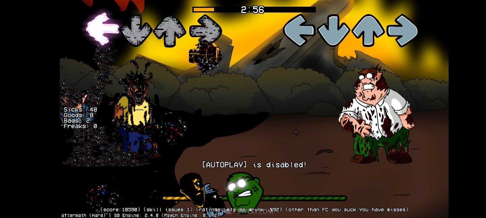 fnf曼德拉记录伪人天使模组截图2 fnf曼德拉记录伪人天使模组截图2