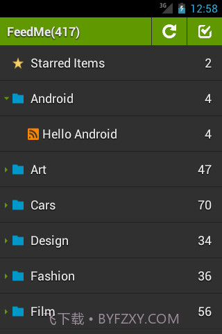 FeedMe阅读器截图1 FeedMe阅读器截图1