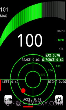 车速表与G力截图2