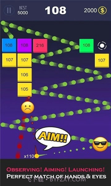 弹珠打方块截图1