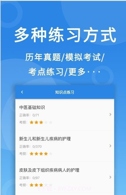 微易用护师医考题库截图3 微易用护师医考题库截图3