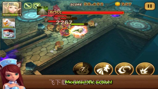 Line魔物学院 LINE Touch Monsters截图4 Line魔物学院 LINE Touch Monsters截图4