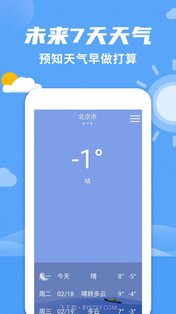 桌面天气预报截图3 桌面天气预报截图3