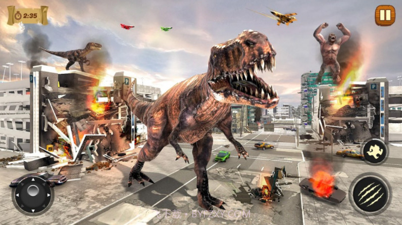 恐龙城市破坏截图1 恐龙城市破坏截图1