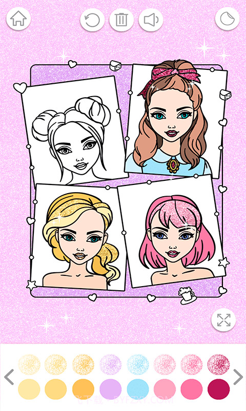 公主美妆画画手机版截图2 公主美妆画画手机版截图2