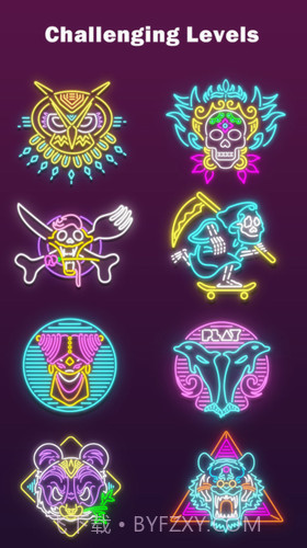 霓虹射击3D截图1