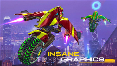 未来混乱城市飞车截图2