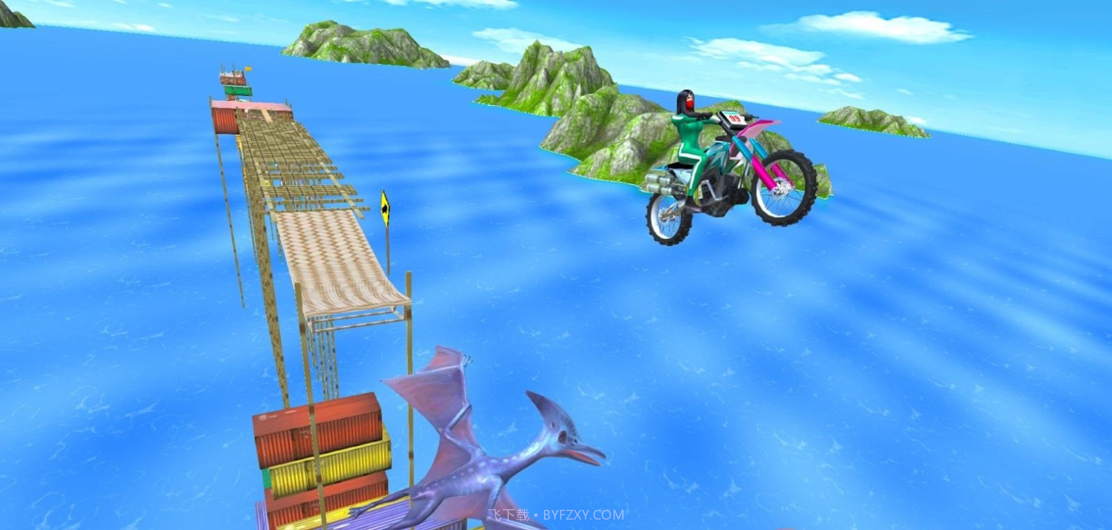 侏罗纪摩托车特技截图3 侏罗纪摩托车特技截图3