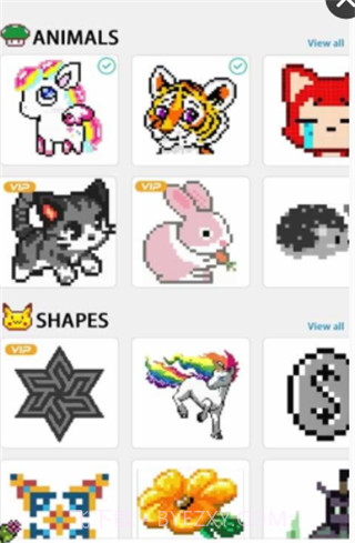 像素卡通填色截图2 像素卡通填色截图2